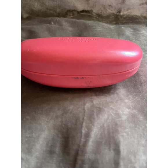 KATE SPADE NEW YORK DARK PINK HARD CLAMSHELL GLASS CASE SO PRETTY - Picture 7 of 12
